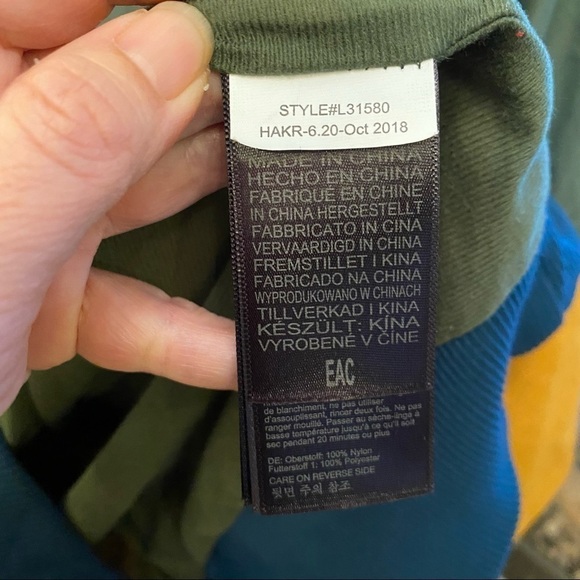 MARMOT Tri-Color 1/2 Zipped Long Sleeve Top Size Medium - Picture 11 of 12